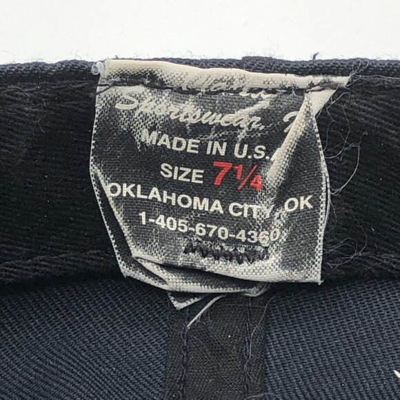 Vintage University Maine Black Bears Fitted Blue Hat Cap Size 7 1/4 Made in USA - Picture 10 of 11